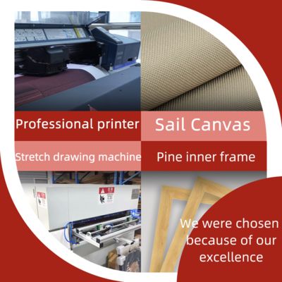 High quality canvas custom portrait inkjet prints painted according to your photograph