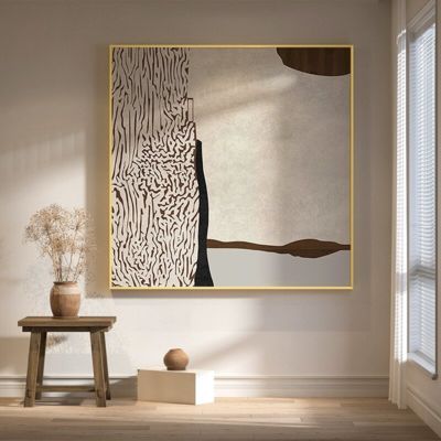 Thick layers of oil paint Digital Printed Oil Painting on Premium Canvas