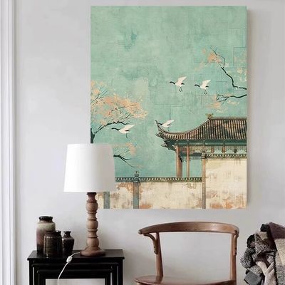 Enhance the artistic atmosphere of your home Colorful Printed Oil Painting for Office and Bedroom